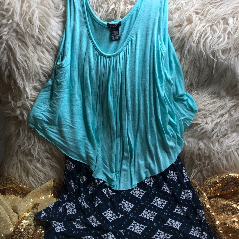 Blue romper